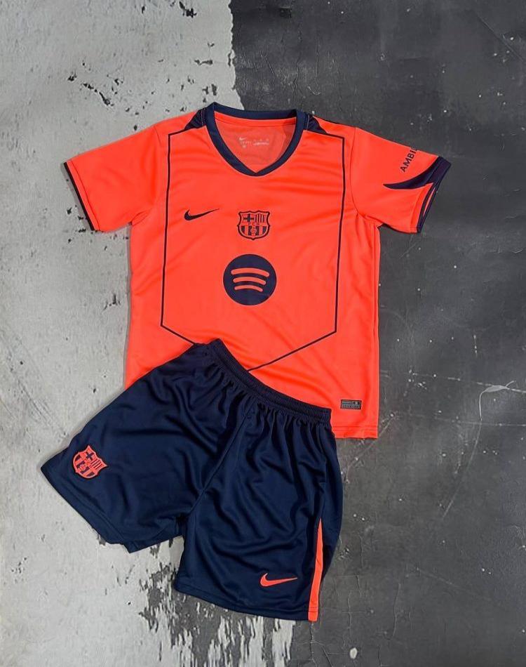 کیت سوم بارسلونا 2026 بچه گانه