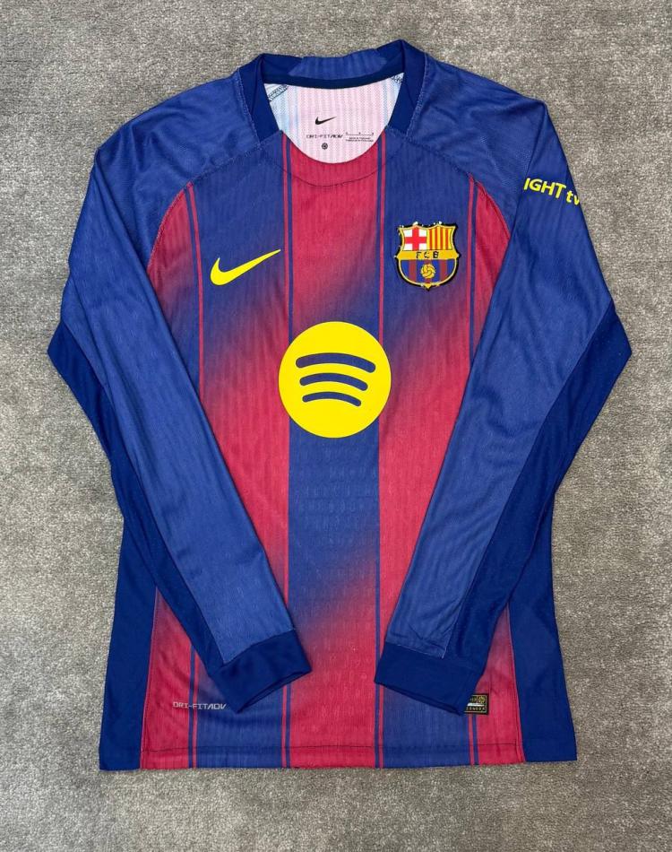 کیت اول آستین بلند 2026 بارسلونا ورژن پلیری